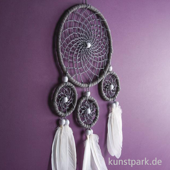 Artikelbild 3 des Artikels “Traumfänger Set - Weiß-Grau, 17x33 cm “