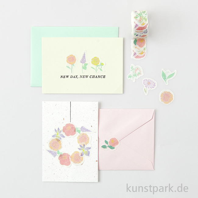 Artikelbild 3 des Artikels “Washi Sticker - Blumen, Pastell, The Sky is the Limit, 200 Aufkleber “