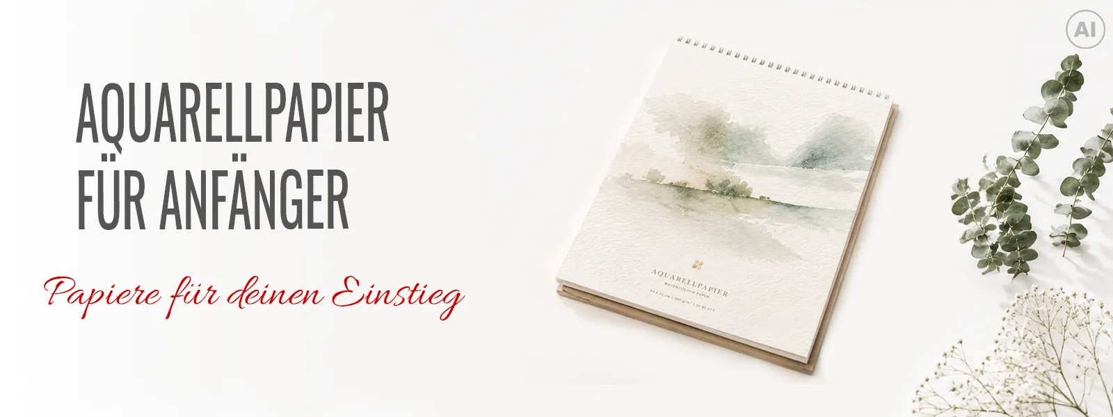 Aquarellblock für Anfänger